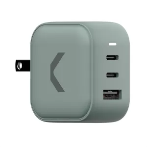 Core 65W GaN Charger, Dual USB-C & USB-A Fast Charger Block, PPS Power Adapter for MacBook Air, iPhone 16/15/14/13/12/11, iPad, Galaxy S24/S23 Ultra, USB-C Laptops & More (Core 65W)
