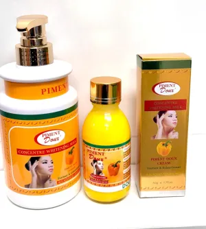Cosmetics Handmade Skin Glowing Set with Body Lotion, Face Cream, Skin-Enhancing Soap & Natural Products for Radiant Skin, Body and Face Skincare Solution, 3-in-1