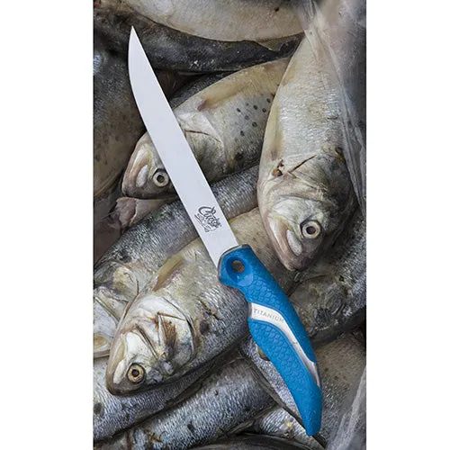 Cuda 7" Titanium Bonded Wide Filet Knf