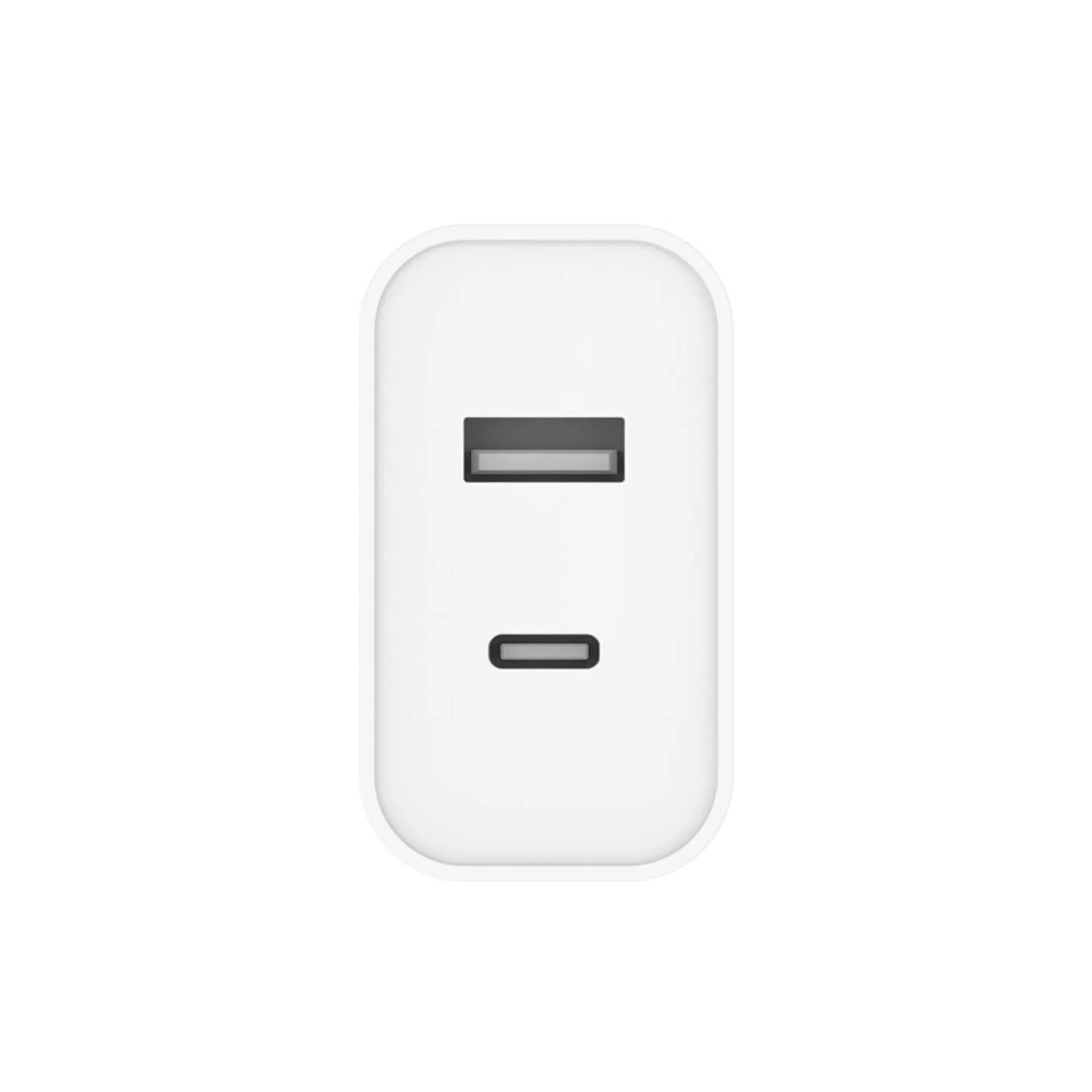CYGNETT PowerPlus 38W Dual Port (20W USB-C   18W USB-A) Wall Charger - White