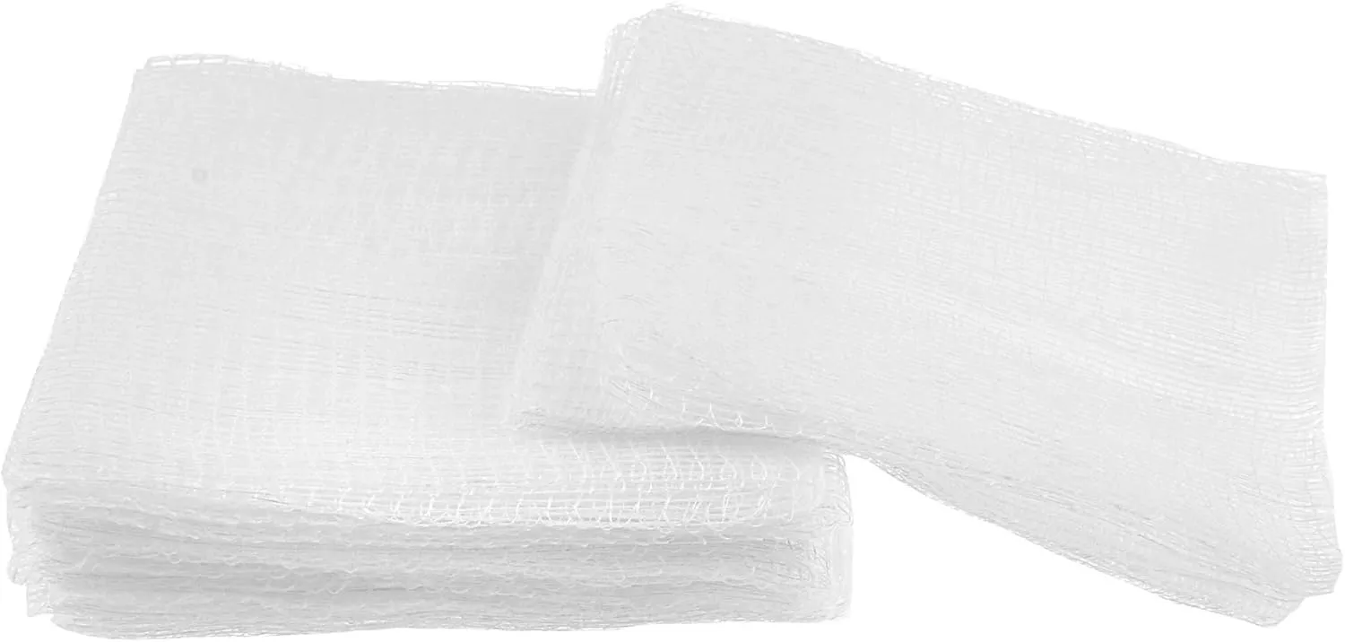 Dealmed 4" x 4" Surgical Sponges, 12-Ply, Absorbent Woven Gauze Pads, Non-Sterile Wound Care for First Aid Kit and Medical Facilities, 200 Count (Case of 10)