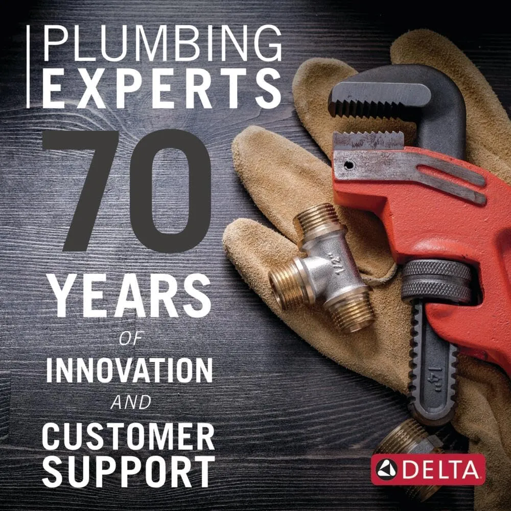 Delta Faucet Ashlyn 17 Series Dual-Function Shower Trim Kit with 2-Spray Touch-Clean In2ition 2-in-1 Hand Held Shower Head with Hose, Stainless T17264-SS-I (Valve Not Included)