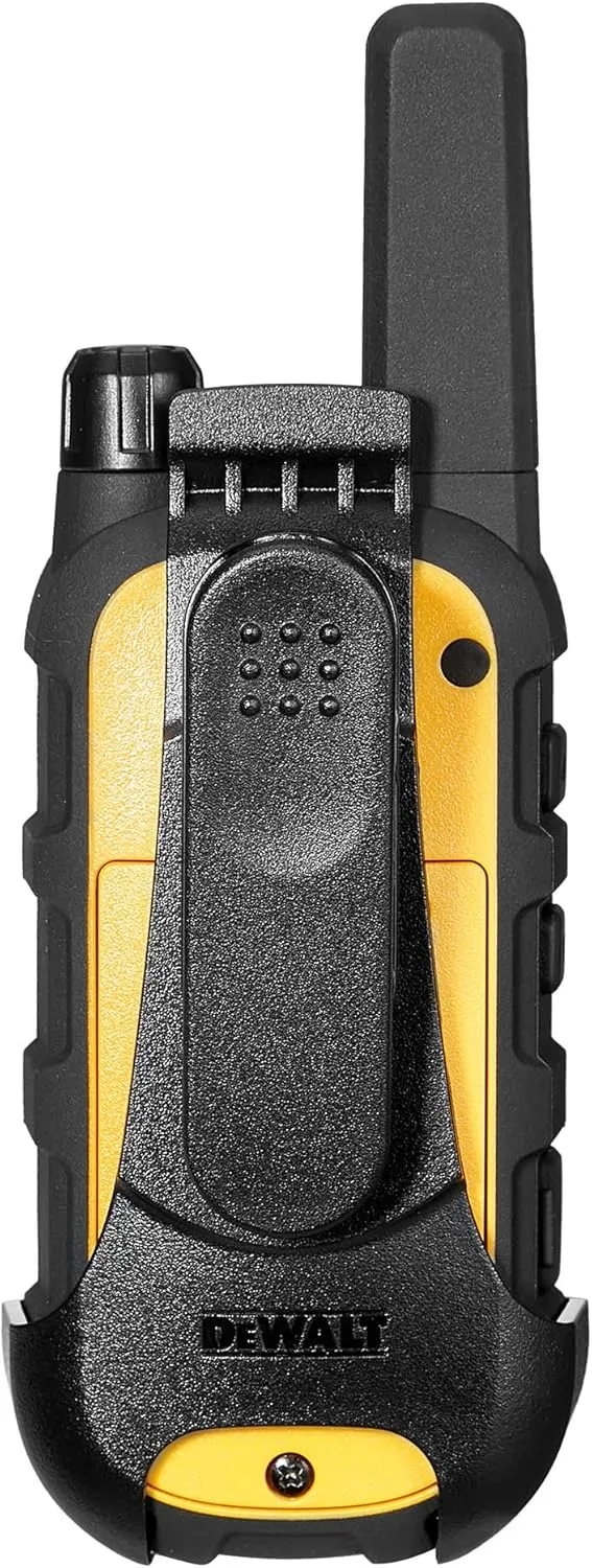 DEWALT DXFRS300 1 Watt Heavy Duty Walkie Talkies - Waterproof, Shock Resistant, Long Range & Rechargeable Two-Way Radio with VOX (2 Pack)