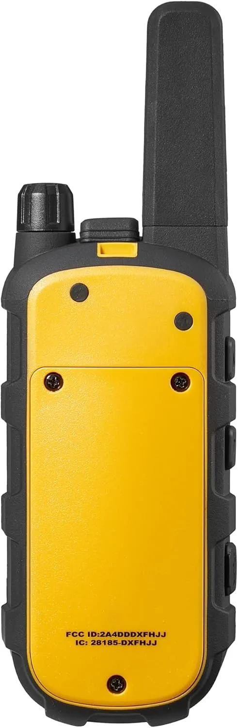 DEWALT DXFRS800 2 Watt Heavy Duty Walkie Talkies - Waterproof, Shock Resistant, Long Range & Rechargeable Two-Way Radio with VOX (2 Pack)