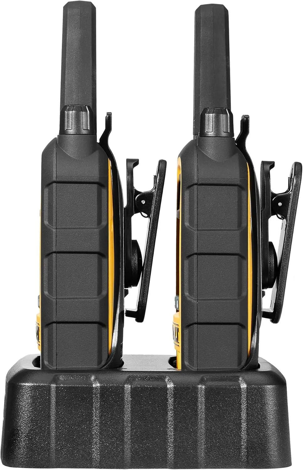DEWALT DXFRS800 2 Watt Heavy Duty Walkie Talkies - Waterproof, Shock Resistant, Long Range & Rechargeable Two-Way Radio with VOX (2 Pack)