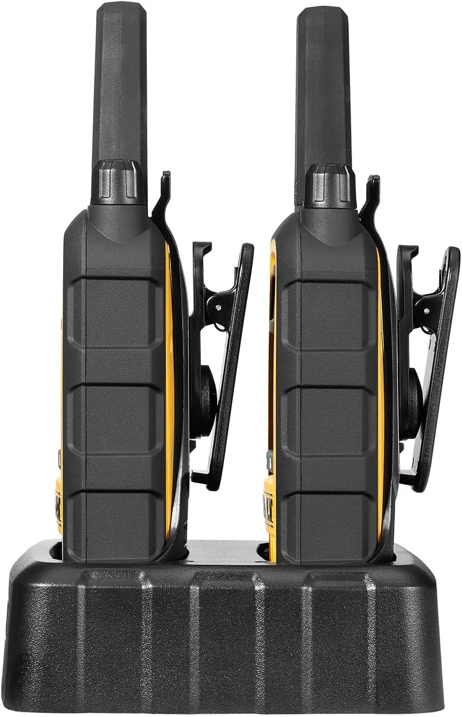 DEWALT DXFRS800 2 Watt Heavy Duty Walkie Talkies - Waterproof, Shock Resistant, Long Range & Rechargeable Two-Way Radio with VOX