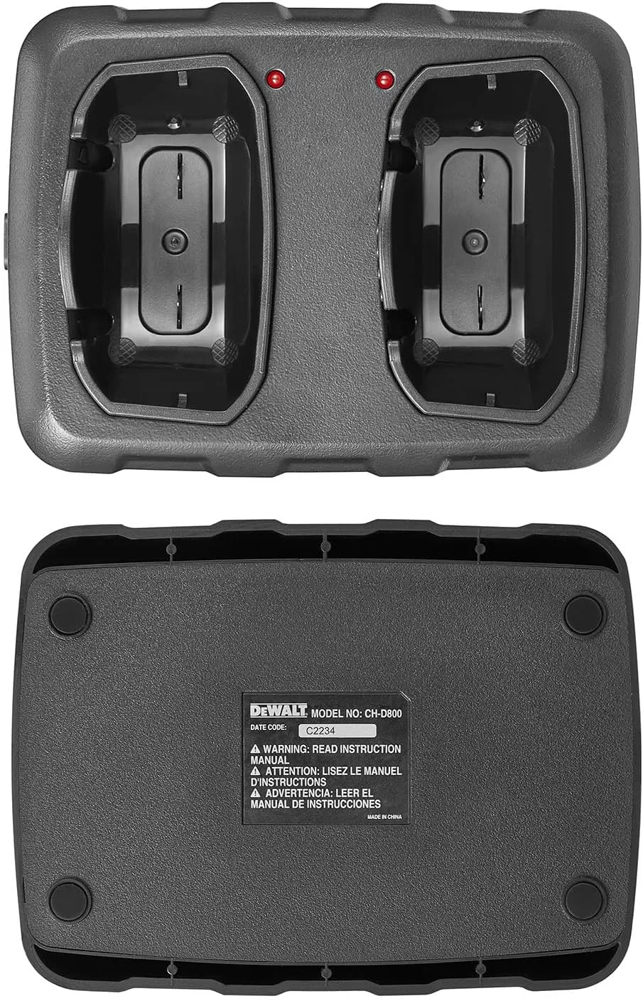 DEWALT DXFRS800 2 Watt Heavy Duty Walkie Talkies - Waterproof, Shock Resistant, Long Range & Rechargeable Two-Way Radio with VOX