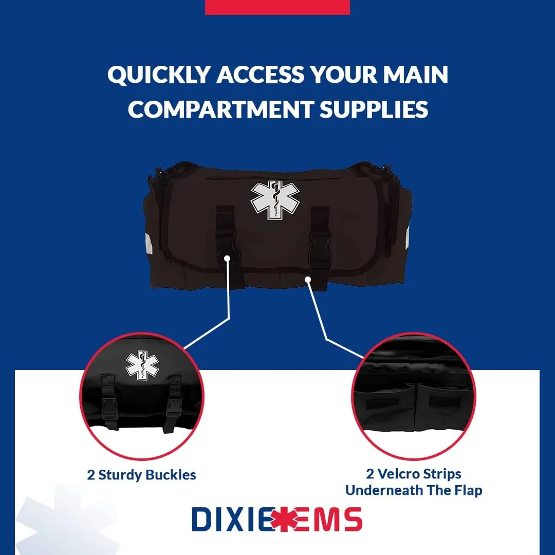 Dixigear First Responder On Call Trauma Bag W/Reflectors - Black