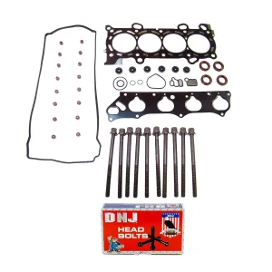 DNJ HGB228 Cylinder Head Gasket Set with Head Bolt Kit for 2003-2011 Acura, Honda Accord, CR-V, Element 2.4L L4 16V DOHC 2354cc