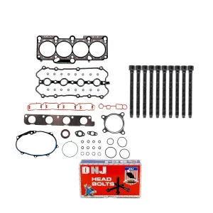 DNJ HGB8002 Cylinder Head Gasket Set with Head Bolt Kit for 2006-2015 Audi, Volkswagen Eos, Golf R, GTI 2.0L L4 16V DOHC 1984cc