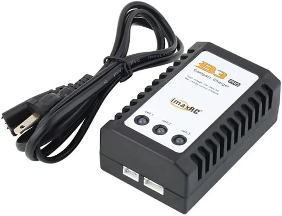 Dual-Port 2S 7.4V 3S 11.1V Balance Charger AC 100-240V for WLtoys XK K130 X450 X520 RC Helicopter RC Airplane