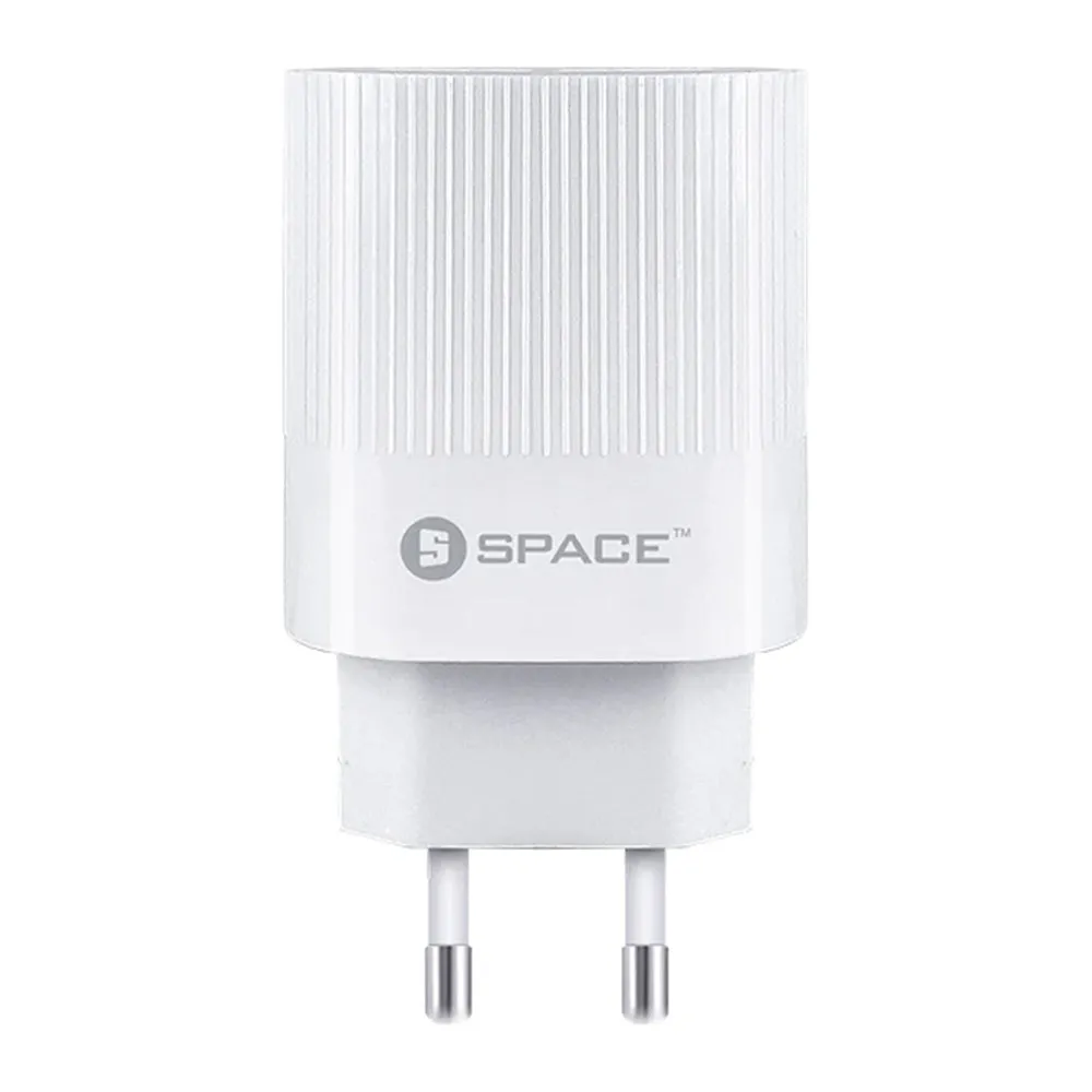 Dual Port Usb Charger 2.4A WC -116 - White