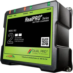 Dual Pro Recreation Series Dual Output Charger 2-6 AMP Bank RS2