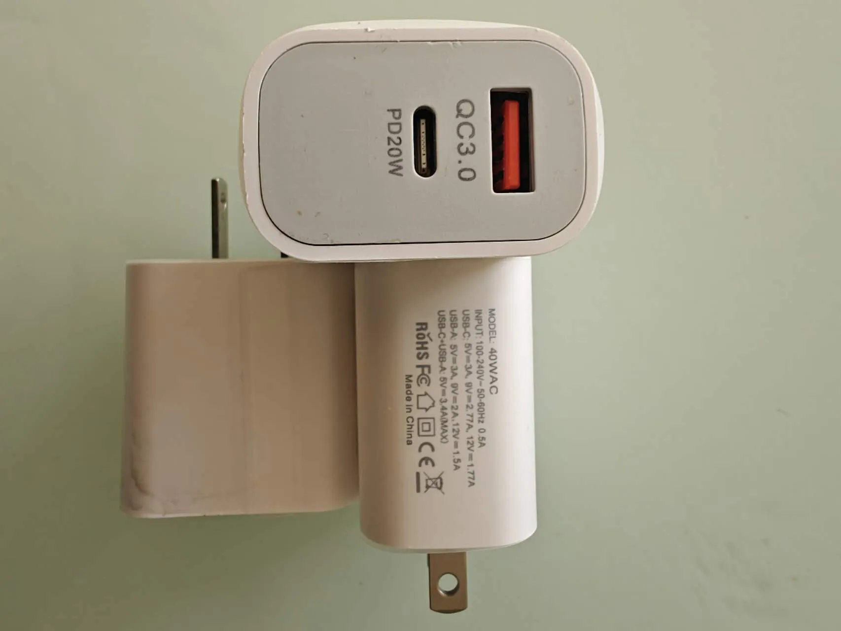 Dual USB Port Fast Charger