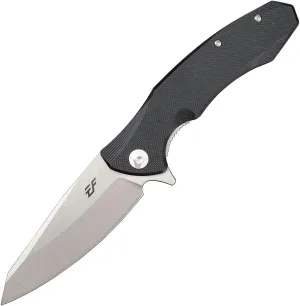 Eafengrow Pocket Knives D2 Blade and G10 Handle,Outdoor Survival and Everyday Carry Knife with Clip (EF228-black)