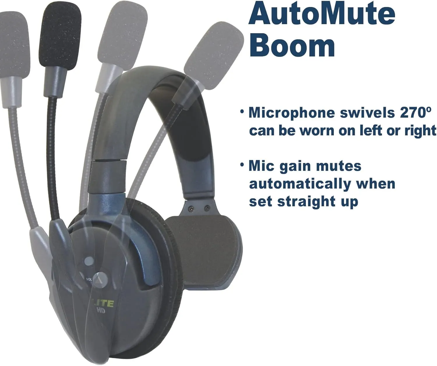 Eartec UL4D Ultralite-HD 4-Person Full Duplex Wireless Intercom Headset Communication System, Dual Ear Headsets, Up to 1000ft Range, U.S. Company
