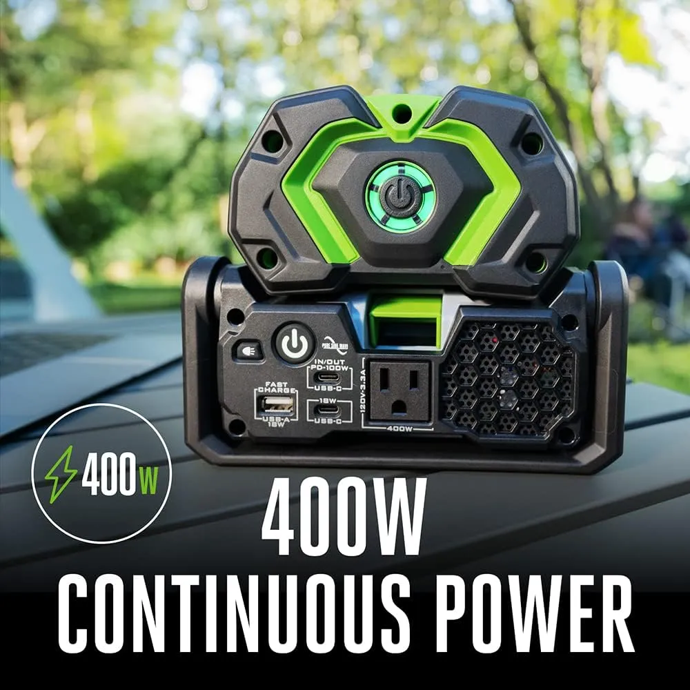 EGO POWER  Portable Inverter, 400W, Power Inverter Generator, Quiet. Battery and Charger Not Included - PAD5000