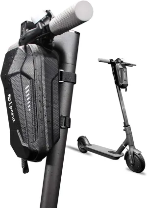 Epessa Universal Scooter Bag, EVA Handlebar Waterproof Front Bag for Carrying Charger Tools Repair Tools/Large Capacity/Portable (2L)