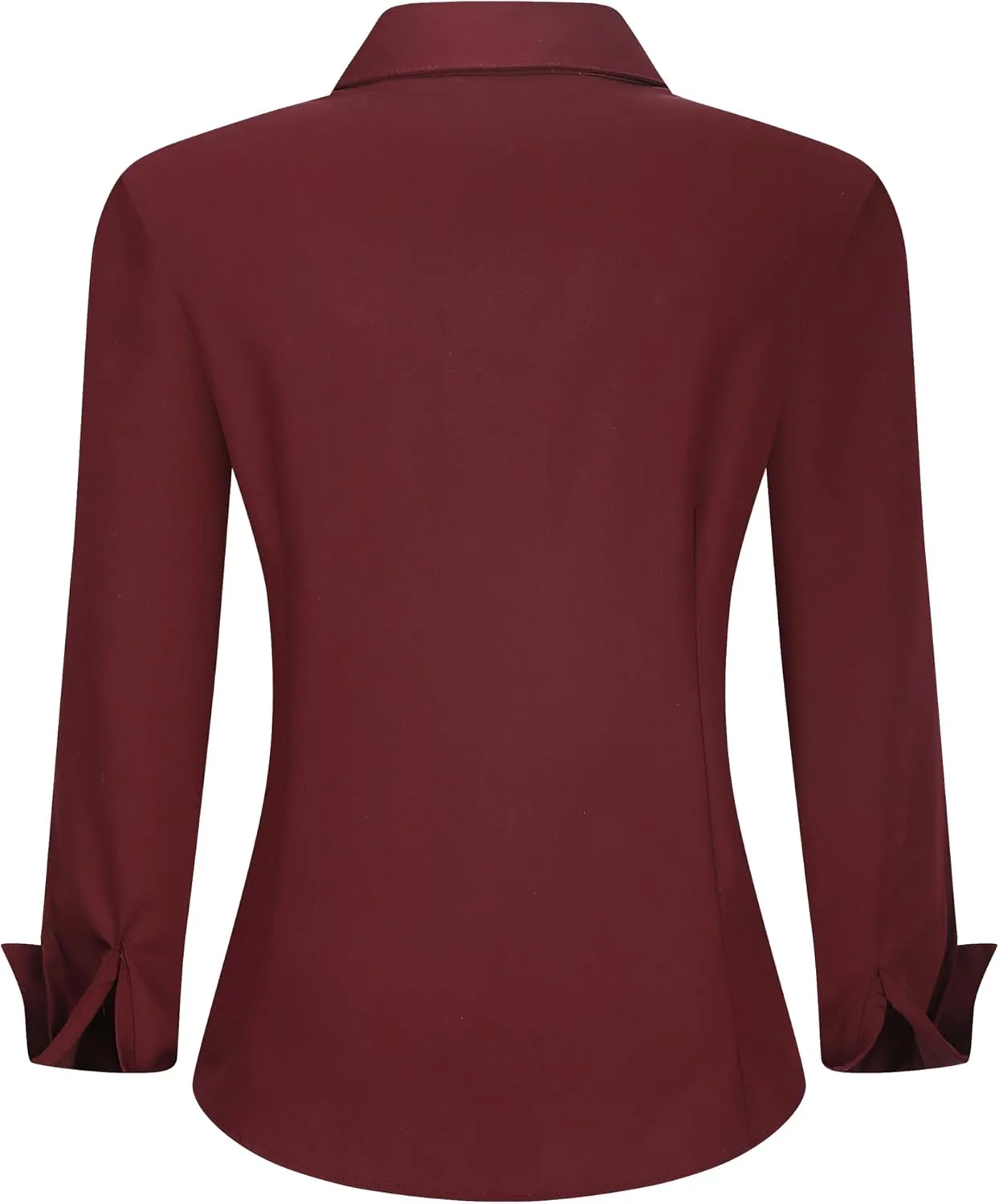 Esabel.C Womens Button Down Shirts Long Sleeve Regular Fit Stretch Work Blouse
