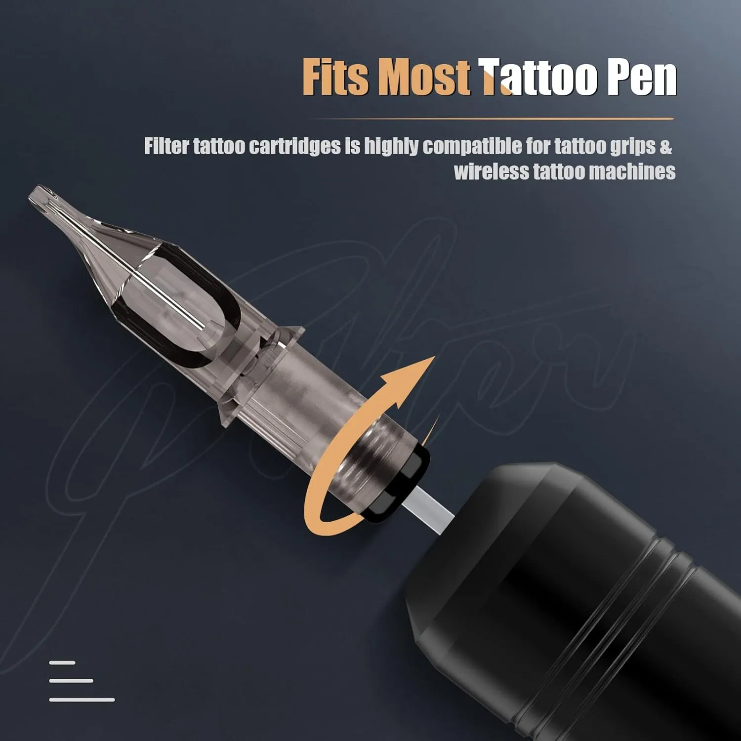 EZ Tattoo Cartridge Needles Assorted 50Pcs #10 Bugpin Curved Magnum 7RM 9RM 11RM 13RM 15RM Mixed for Rotary Tattoo Pen Machine Supply