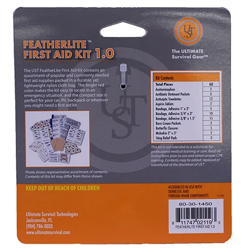 Featherlite First Aid Kit 1.0, Red