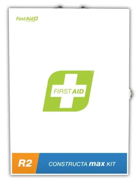 First Aid Kit R2 Constructa Max Kit Metal Wall Mount