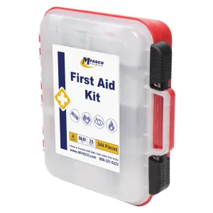 First Aid Kit With Dispensing Bins 350 Piece