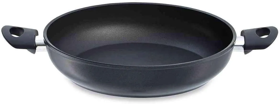 Fissler 045-501-28-100 Serve Pan, 11.0 inches (28 cm), IH Compatible, 3-Layer Fluorine Coating, Gas Fire/Induction Compatible