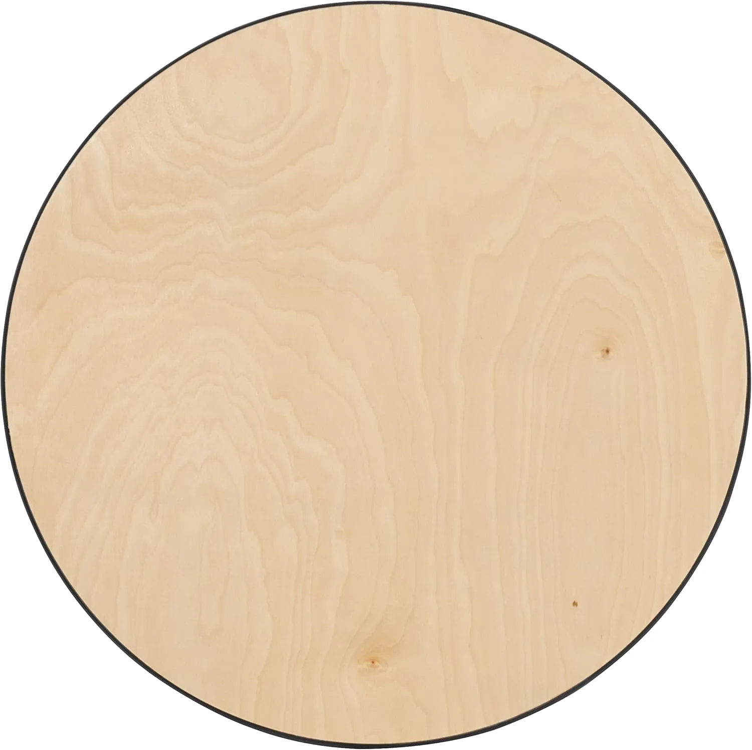 Flash Furniture Lars 30'' Round Wood Cocktail Table with 30'' and 42'' Columns, Adjustable Wood Bar Height Table for Events or Home Use, Natural