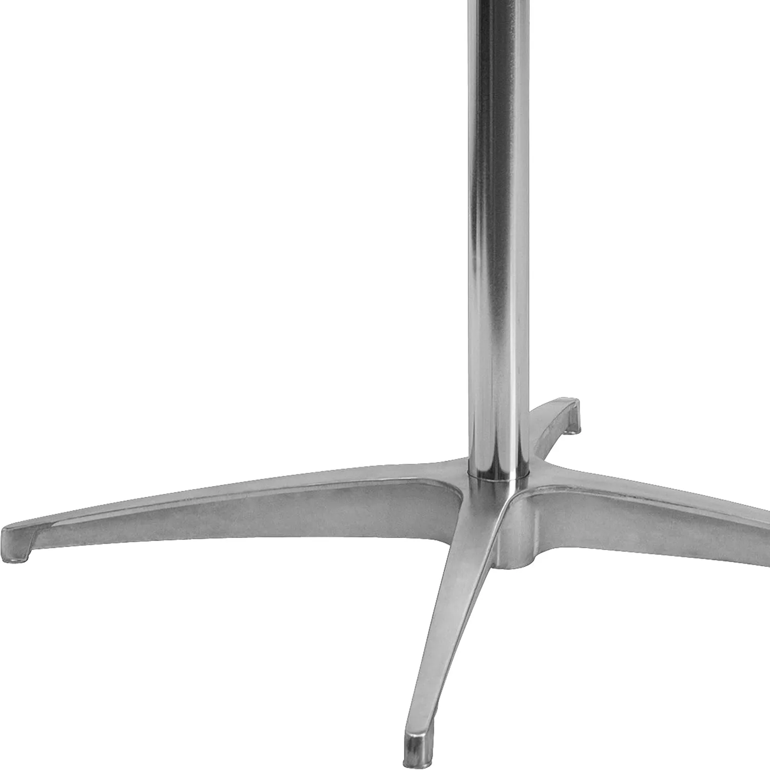 Flash Furniture Lars 30'' Round Wood Cocktail Table with 30'' and 42'' Columns, Adjustable Wood Bar Height Table for Events or Home Use, Natural