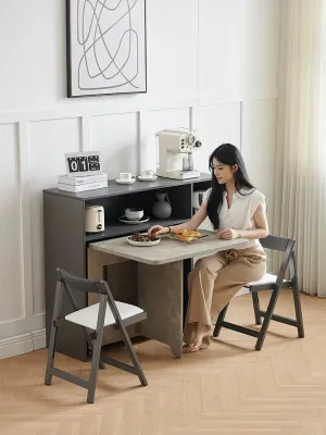 Folding dining table