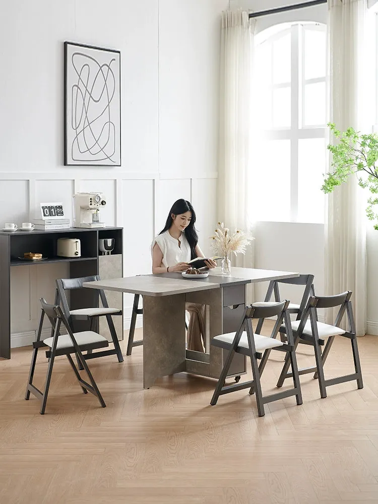 Folding dining table