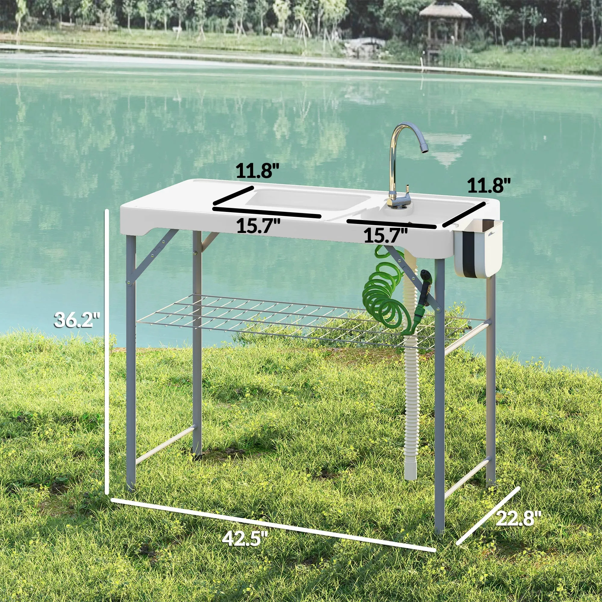 Folding Fish Cleaning Table