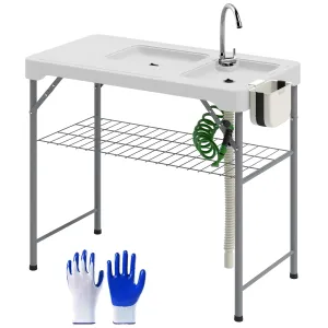 Folding Fish Cleaning Table