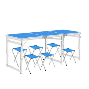 Folding table 6 chairs