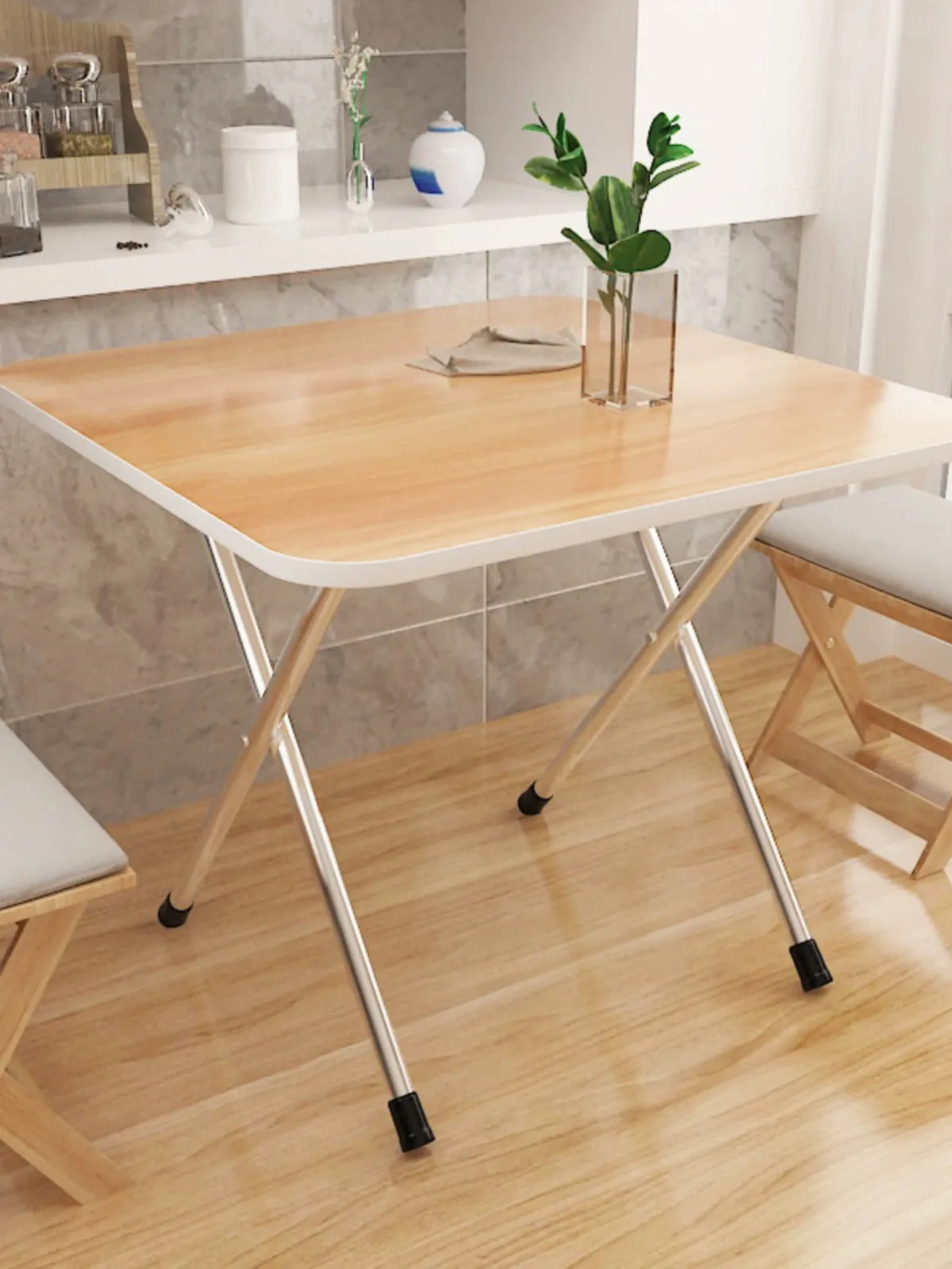Folding table Square table