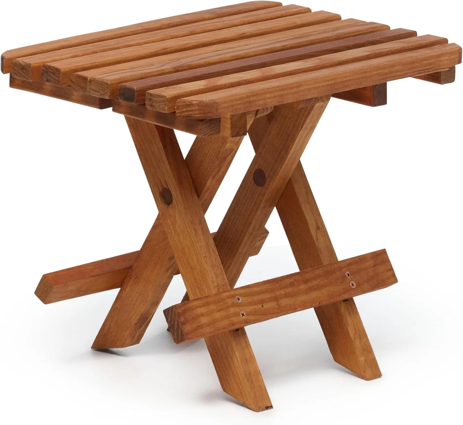 Folding Wood Chairside Table