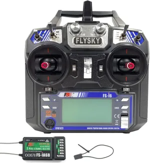 FS-i6 6Channel 2.4GHz AFHDS2A RC Transmitter w/FS-iA6B Receiver for RC Multirotor Helicopter Airplane Glider Quadcopter (Mode_2)