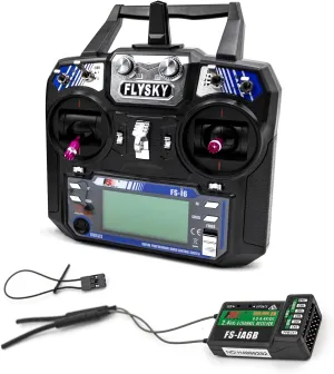 FS-i6 AFHDS 2A 2.4GHz 6CH Radio System Transmitter for RC Helicopter Glider with FS-iA6B 6Ch Receiver PPM Output with iBus Port