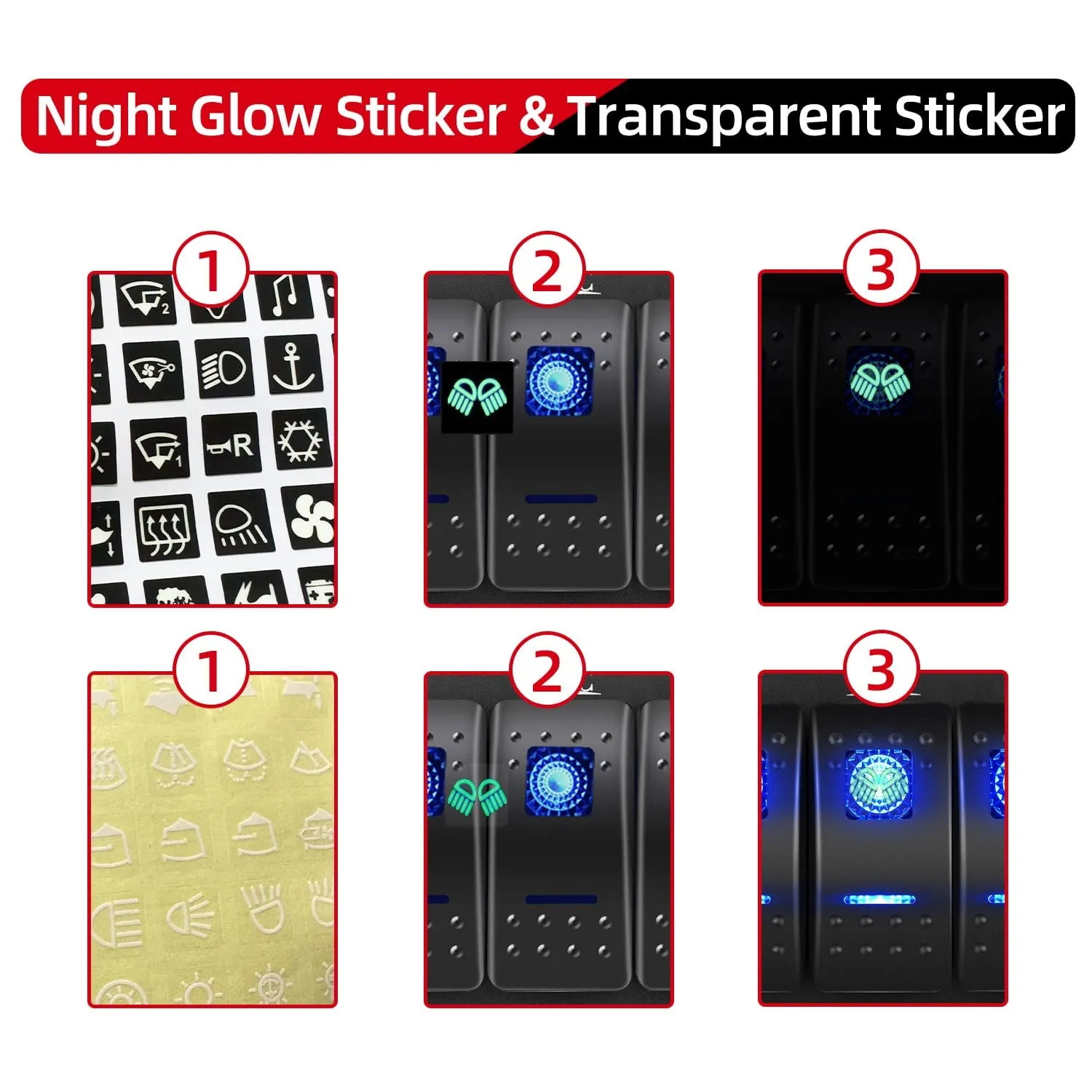 FXC 2 Gang Rocker Switch Aluminum Panel with Voltmeter & Dual USB(4.8 Amps) Fast Charging, Blue Backlit Led, Pre-Wired IP65 Waterproof for Marine, Boat, Car, Truck, Polaris, Jeep (Blue)