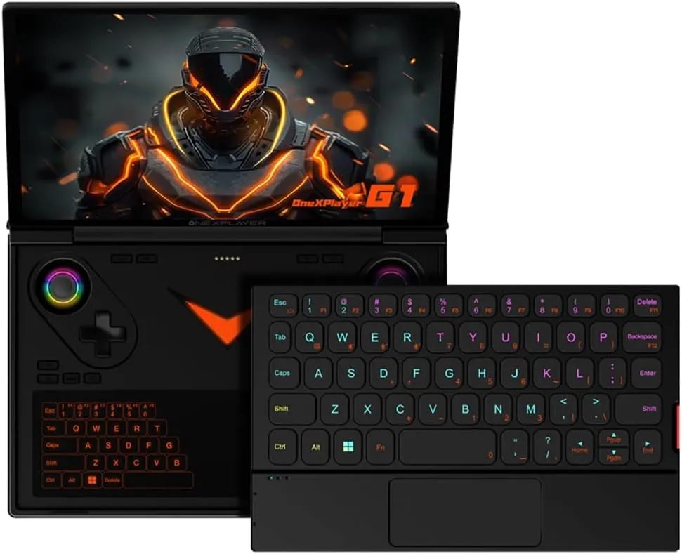 G1 Handheld PC with AMD Ryzen AI 9 HX 370, 2-in-1 Laptop with 8.8" 144Hz 2k Touchscreen, 32G RAM and 2TB SSD