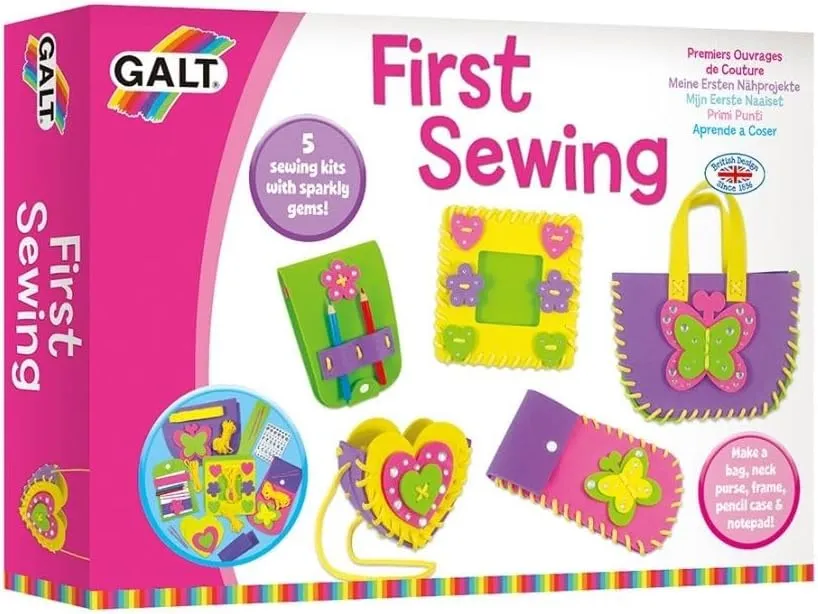 Galt Toys, First Sewing Kit for Kids, Learn to Sew DIY Craft Kit, Ages 5 