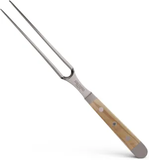 Güde Alpha Olive Series Hand Forged/Sharpened Meat Fork, 7-in - Ice Hardened Steel - Made in Solingen, Germany Since 1910