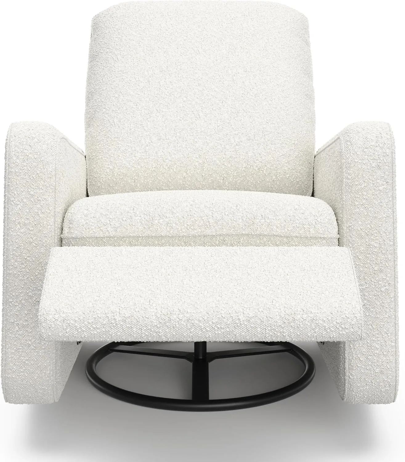 Graco Teddi Power Recliner Swivel Glider (Ivory Boucle) – Electronic Power Recline, USB-A & USB-C Charger, Premium Cushioning & Comfort