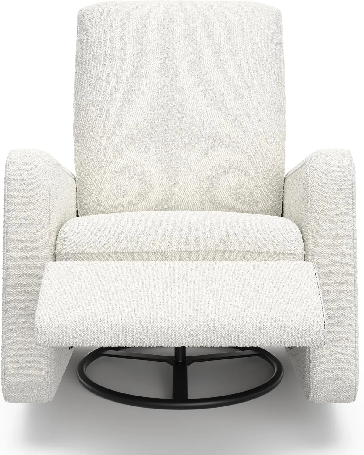 Graco Teddi Power Recliner Swivel Glider (Ivory Boucle) – Electronic Power Recline, USB-A & USB-C Charger, Premium Cushioning & Comfort