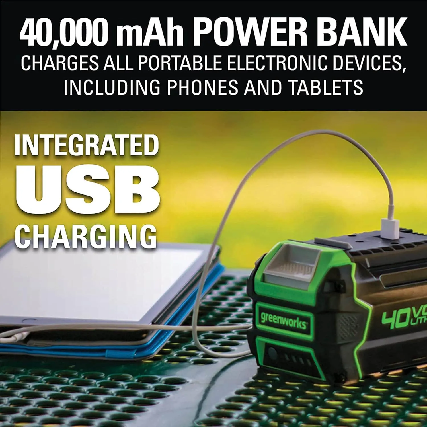 Greenworks 40V (120 MPH / 450 CFM / 75  Compatible Tools) Cordless Axial Leaf Blower, 4.0Ah Battery and Charger Included