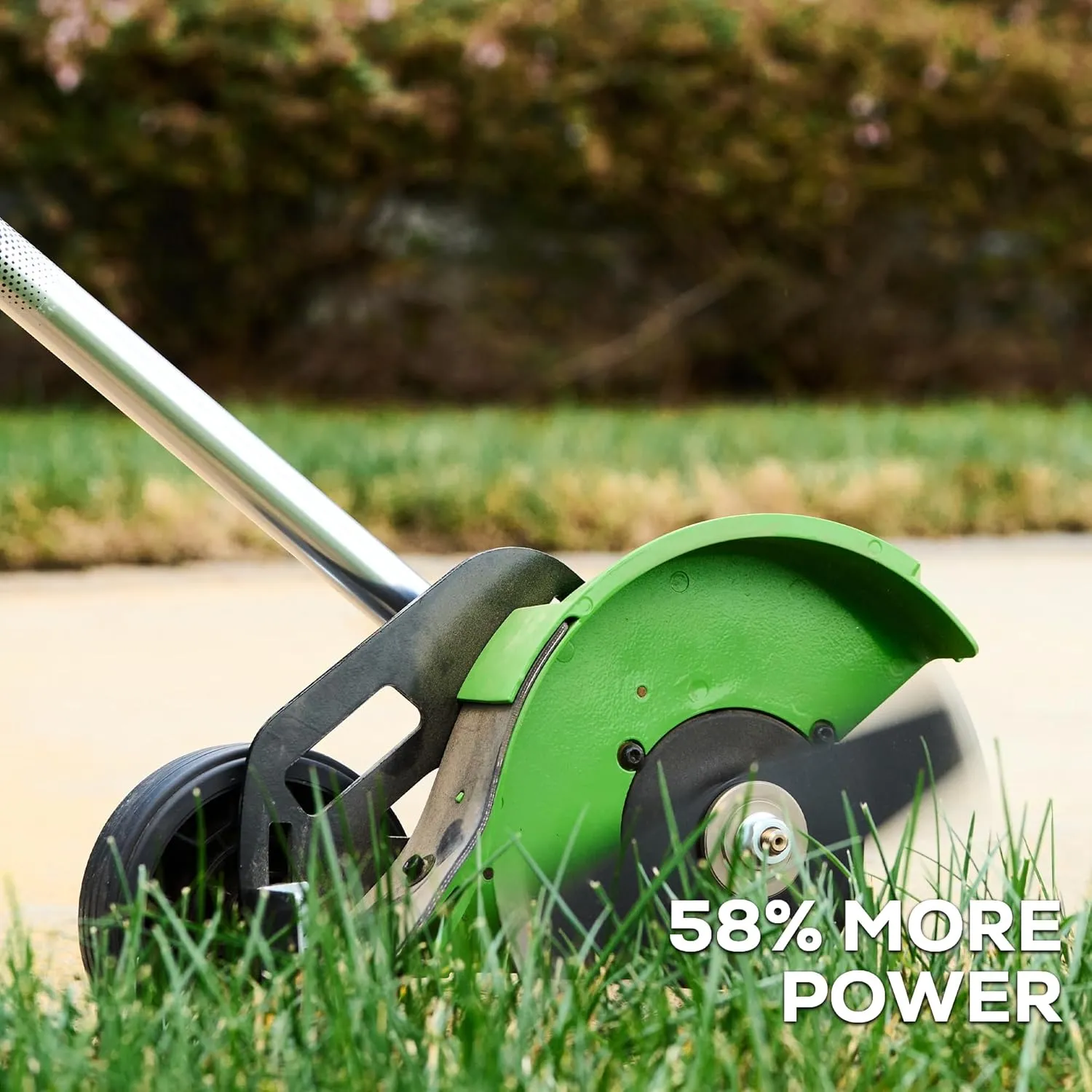 Greenworks 82V 8" Brushless Cordless Edger, 4.0Ah Batttery and Dual Port Rapid Charger Included