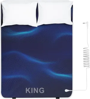 Grounding Mat for Bed, King Size Earthing Mattress Cover Sheets Pad Grounding Kit, Grounding Cord Included (King, 76 * 80")