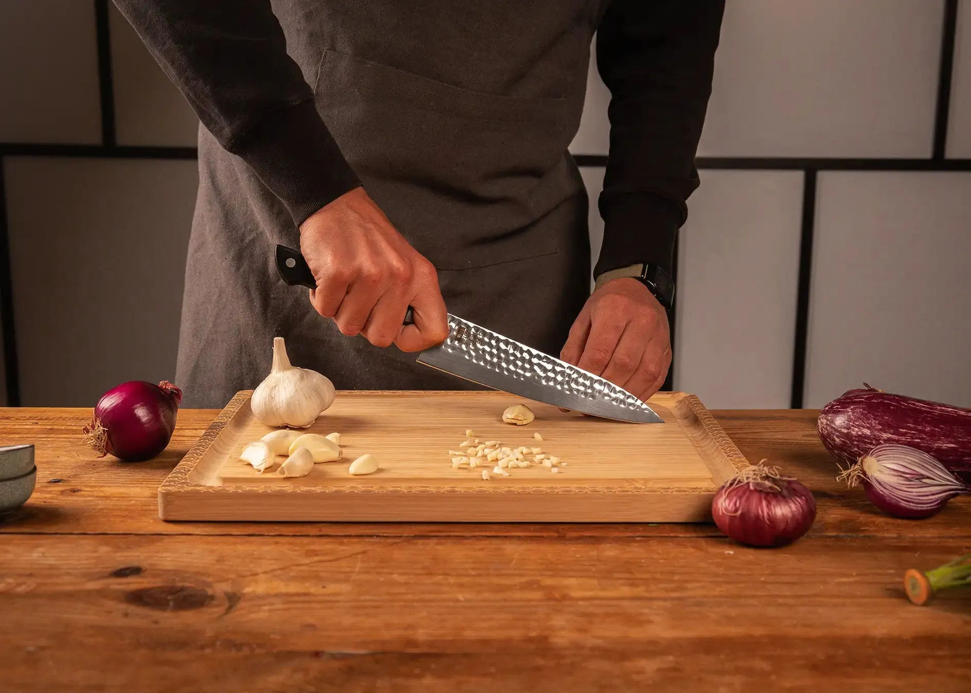 Gyuto Chef Knife 200 mm - Hashi Tsuchime Collection