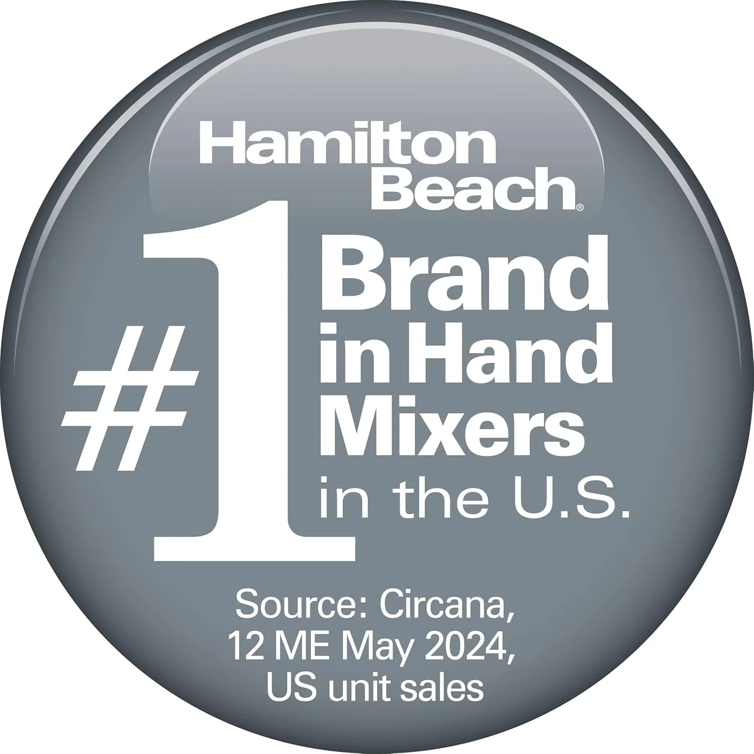 Hamilton Beach 6-Speed Electric Hand Mixer with Whisk, Dough Hooks and Easy Clean Beaters, Powerful 275 Watt Motor, Snap-On Storage Case, Black